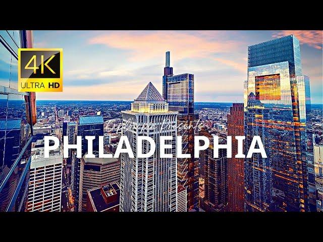 Philadelphia, USA  in 4K ULTRA HD 60FPS by Drone