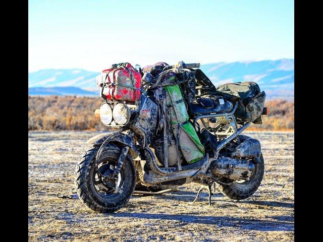 Honda Ruckus Scooter Touring in the Utah Desert; Sun Tunnels, Devil's Playground, Ghost Towns