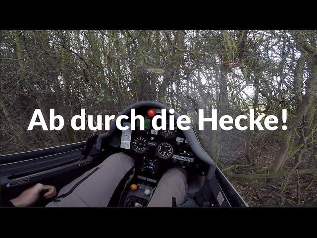 Ab durch die Hecke: Umkehrkurve geht in die Fritten.