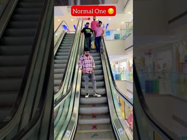 Types of people on escalators  #dushyantkukreja #shorts