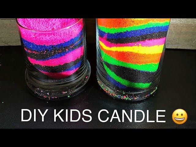 DIY KIDS CANDLE PROJECT