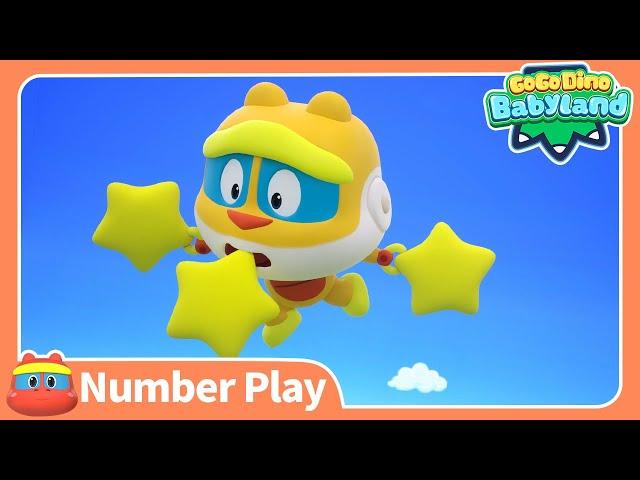 Learn Numbers w/ GoGo Dino Babyland | 01 Shooting for the Stars | Education for Kids | Nursery Rhyme