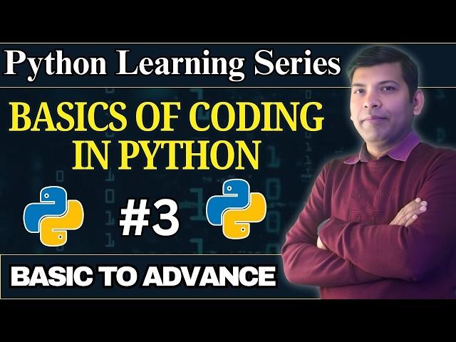 #3 Basics of Coding in Python with Example | Python Tutorial for Beginners | Code Tpoint