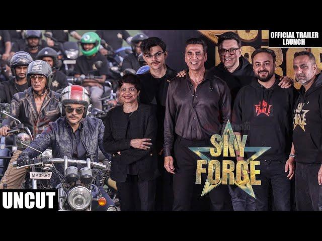 UNEDITED - Sky Force | Official Trailer Launch | Akshay Kumar, Veer Pahariya | Dinesh Vijan