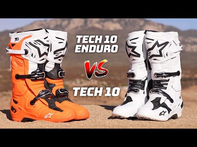 Alpinestars Tech 10 vs Tech 10 Enduro Dirt Bike Boots