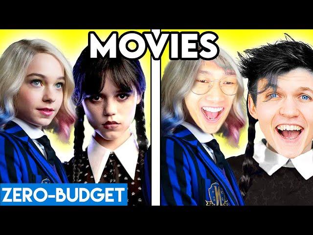 TV SHOWS & MOVIES WITH ZERO BUDGET?! (WEDNESDAY ADDAMS, NETFLIX, & MORE!)