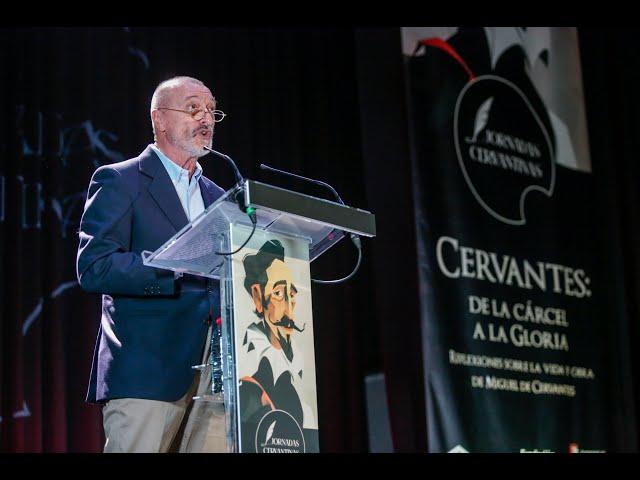 Arturo Pérez Reverte y Juan Eslava Galán en las Jornadas Cervantinas