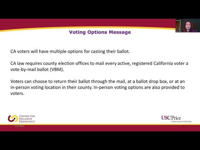 Highlights: Voter Messaging in an Inequitable Outreach and Information Landscape