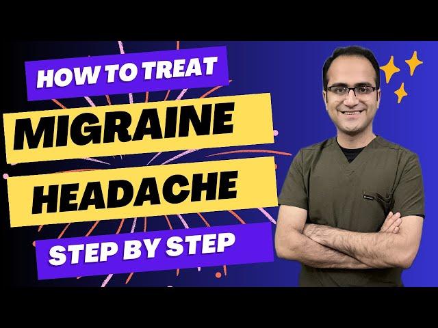 Migraine Headache Treatment , Prophylaxis, Symptoms, Types, Triggers, Neurology Lectures USMLE