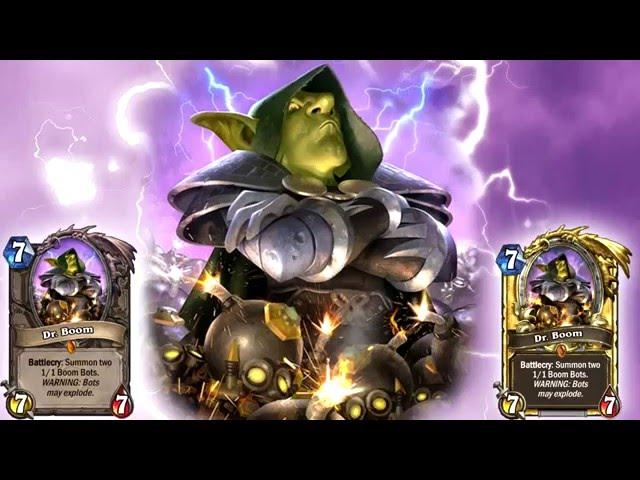 Dr. Boom Sound Effect (full entrance with Boom Bots) - Hearthstone