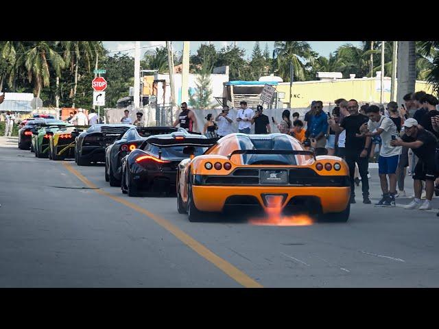 FLAMES, HARD Accelerations, and LOUD REVS - BEST HYPERCARS and Supercars in ACTION