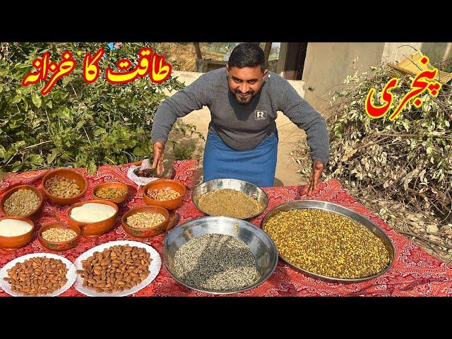 Amazing Winter Recipe in Village 100 Year old Panjiri Recipe Special Winter Sardiyon ki Soghat