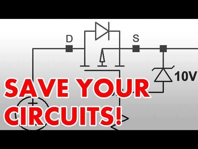 How to protect circuits from reversed voltage polarity!