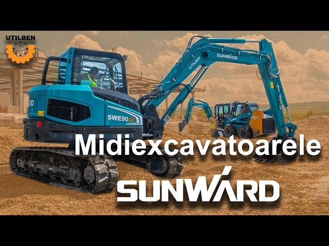 New midi-excavators  - Sunward 6 tons - 9 tons - UTILBEN