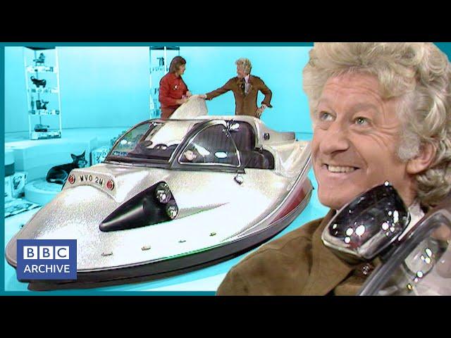 1973: JON PERTWEE in the WHOMOBILE | Blue Peter | Retro Transport | BBC Archive