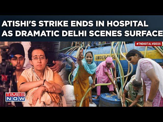 Atishi Hospitalised, AAP Writes To PM| Delhi Water Crisis| Dramatic Scenes Emerge| Haryana To Blame?