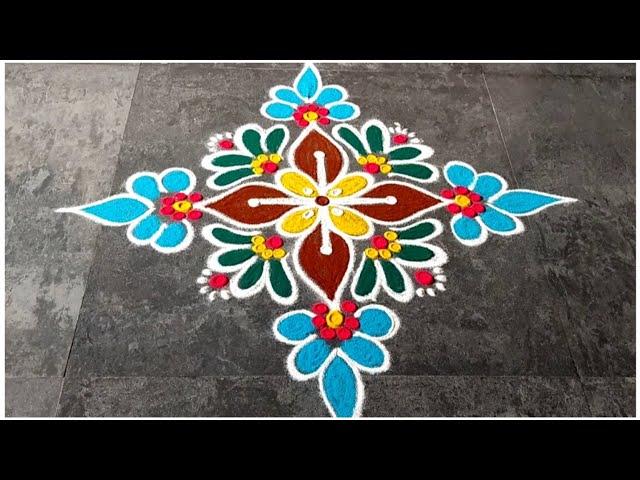 Margazhi Matham Special Rangoli Design / 2025 New Year Rangoli / Sashti Pooja / Kolam / Easy Mugulu