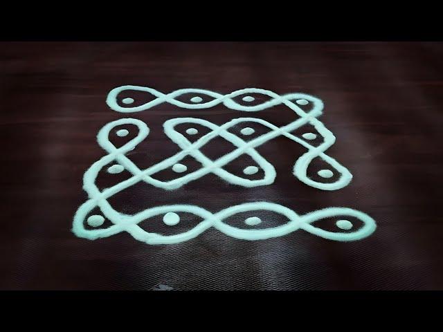 4*4 dots simple rangoli designssukravaram muggulufriday mugguludeepam muggulumuggulu designs