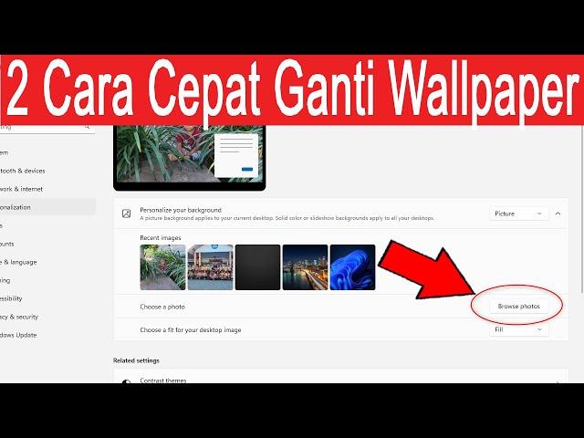 2  cara  mengganti  wallpaper  laptop  dengan  foto  sendiri