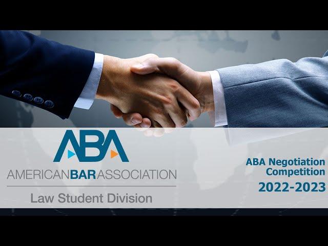 2023 ABA Negotiation Competition