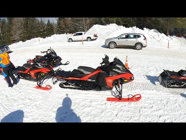 2026 Lynx Rave RE 850 Test Drive Ride Along   Old Forge SnoFest 2025