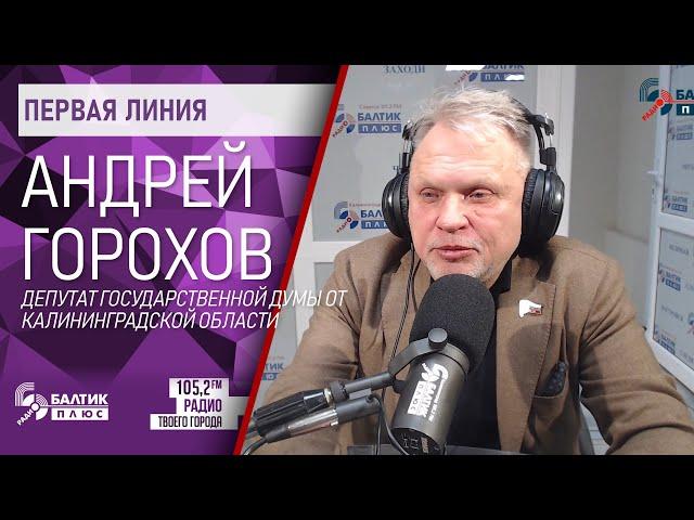 Первая линия: Андрей Горохов, депутат Государственной Думы от Калининградской области