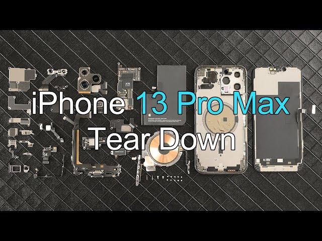 iPhone 13 Pro Max Tear Down | Better CPU And Camera, Bigger Battery, Smaller Notch, Overall Improve.