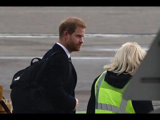 Prince Harry lands in London, England and this is how people reacted at the news