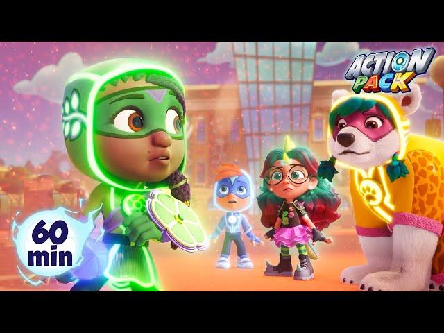 Glowing Together | Action Pack | Cartoon Adventures for Kids