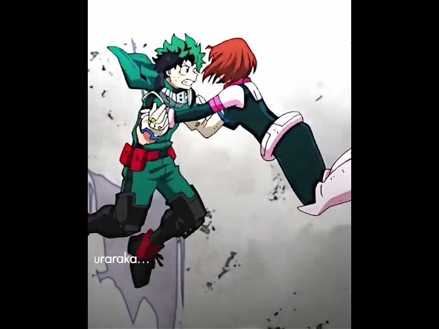 Deku and Uraraka  l Mha l Bnha l My hero academia l Boku no hero academia l Deku l Uraraka l Anime