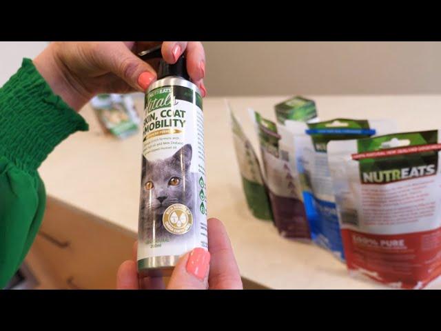 Nutreats Vitals Skin, Coat & Mobility Oil for Cats