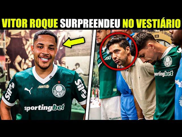 DE ARREPIAR!! OLHA O QUE O VITOR ROQUE FEZ NO VESTIÁRIO NA CLASSIFICAÇÃO! NOTÍCIAS DO PALMEIRAS