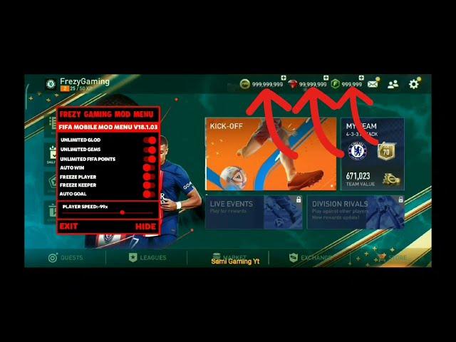 كيف تهكر فيفا موبايل بكل سهولة | FIFA MOBILE