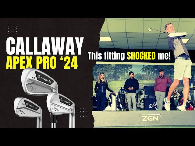 This custom fitting SHOCKED me!  | Callaway Apex Pro 24 irons