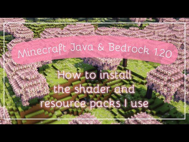 [Minecraft 1.20]  How to install the shader and resource packs I use / Mizuno's 16 Craft