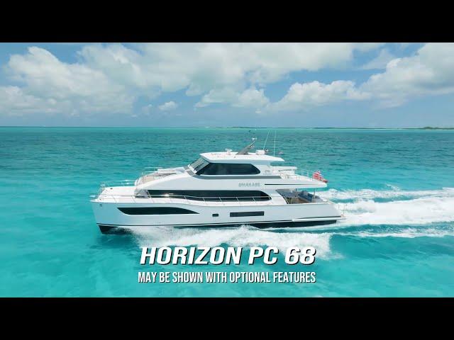 Captain Steve Inspects the Horizon Power Catamaran PC68 Model