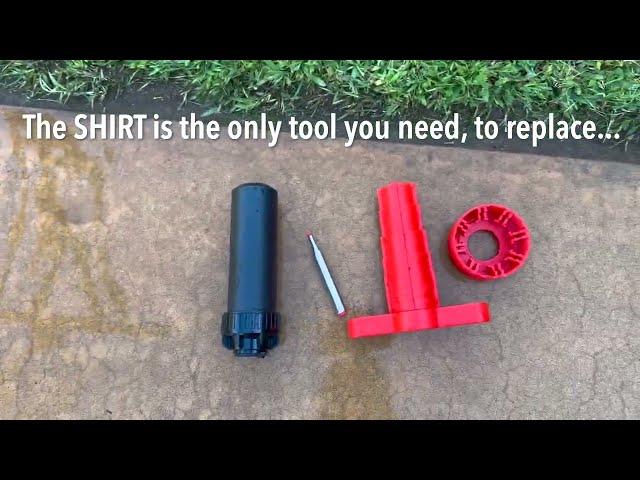 Crazy! How to replace a sprinkler head in under two minutes!