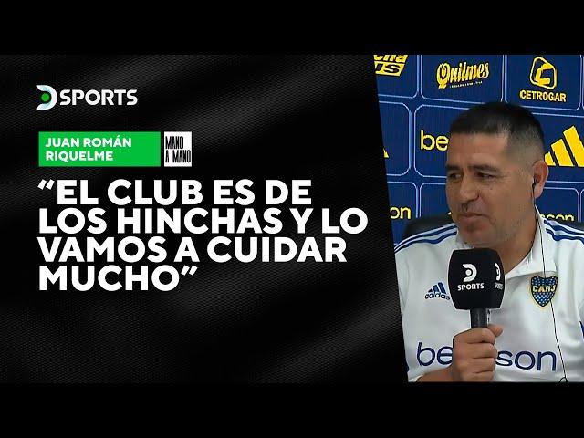  #RIQUELME en exclusiva en #DSPORTS: “#PAREDES tiene las puertas abiertas del club”