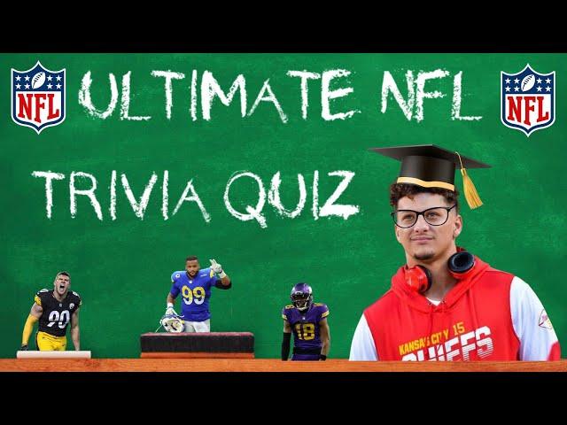 The Ultimate NFL Trivia Quiz | Can You Score Perfect? 