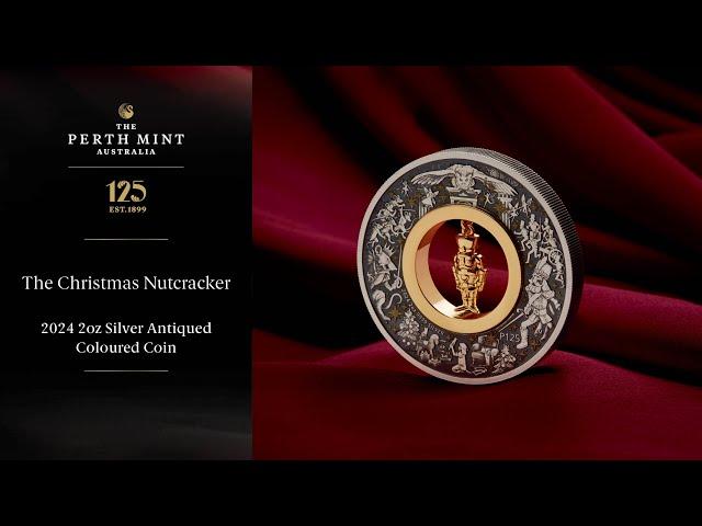 Unboxing | The Christmas Nutcracker 2024 2oz Silver Antiqued Coloured Coin