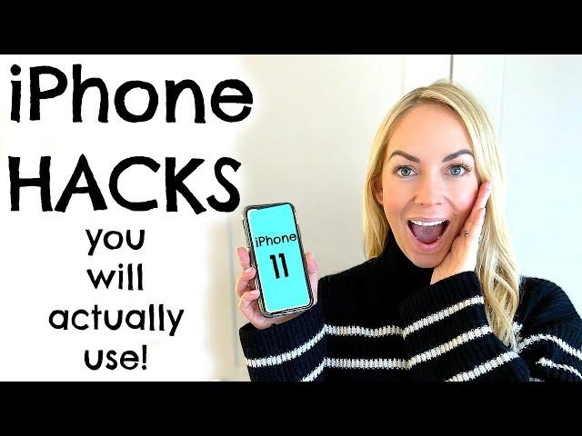 iPHONE HACKS YOU WILL ACTUALLY USE!  EMILY NORRIS