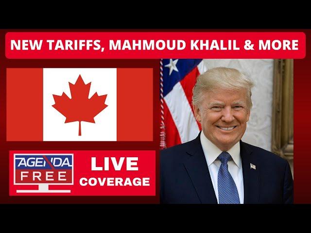 New Trump Tariffs on Canada, Mahmoud Khalil & Duterte Arrest Updates - LIVE Breaking News Coverage