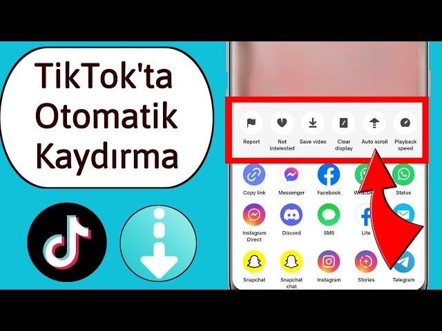 TikTok 2023'te Otomatik Kaydırma (Yeni Özellik)