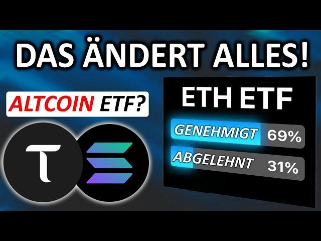 ALTCOIN SEASON: Dank Altcoin ETF´s!