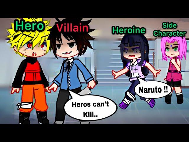 “What’s Your Role Hero  Or Villain ‍️ ?” || Naruto Gacha Club Meme