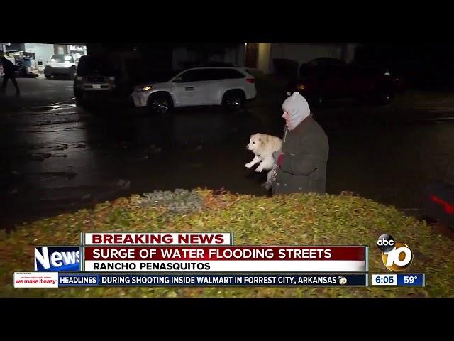 Rancho Penasquitos streets flooded