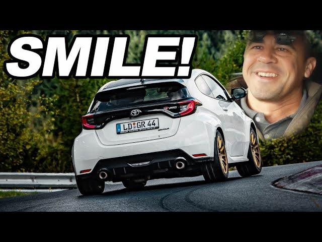 First time on the Nürburgring Nordschleife - GR Yaris leads to a lot of smiles!