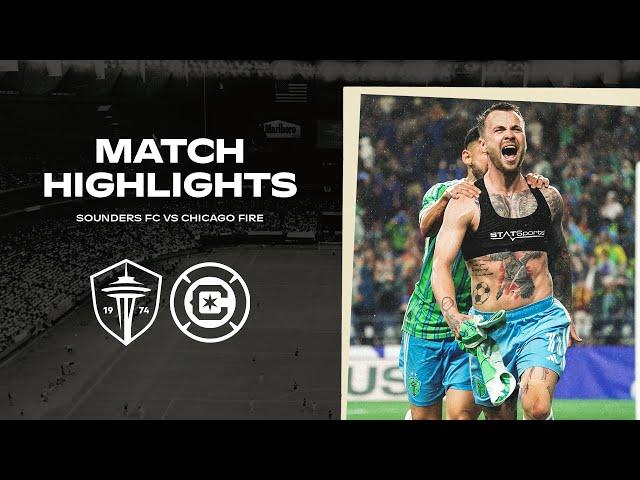 HIGHLIGHTS: Seattle Sounders FC vs. Chicago Fire FC | June 29, 2024