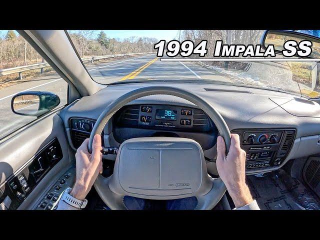 1994 Chevy Impala SS - The V8 Nostalgia Sedan You Need to Drive (POV Binaural Audio)