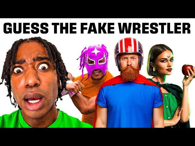 5 WWE Wrestlers vs 1 Fake